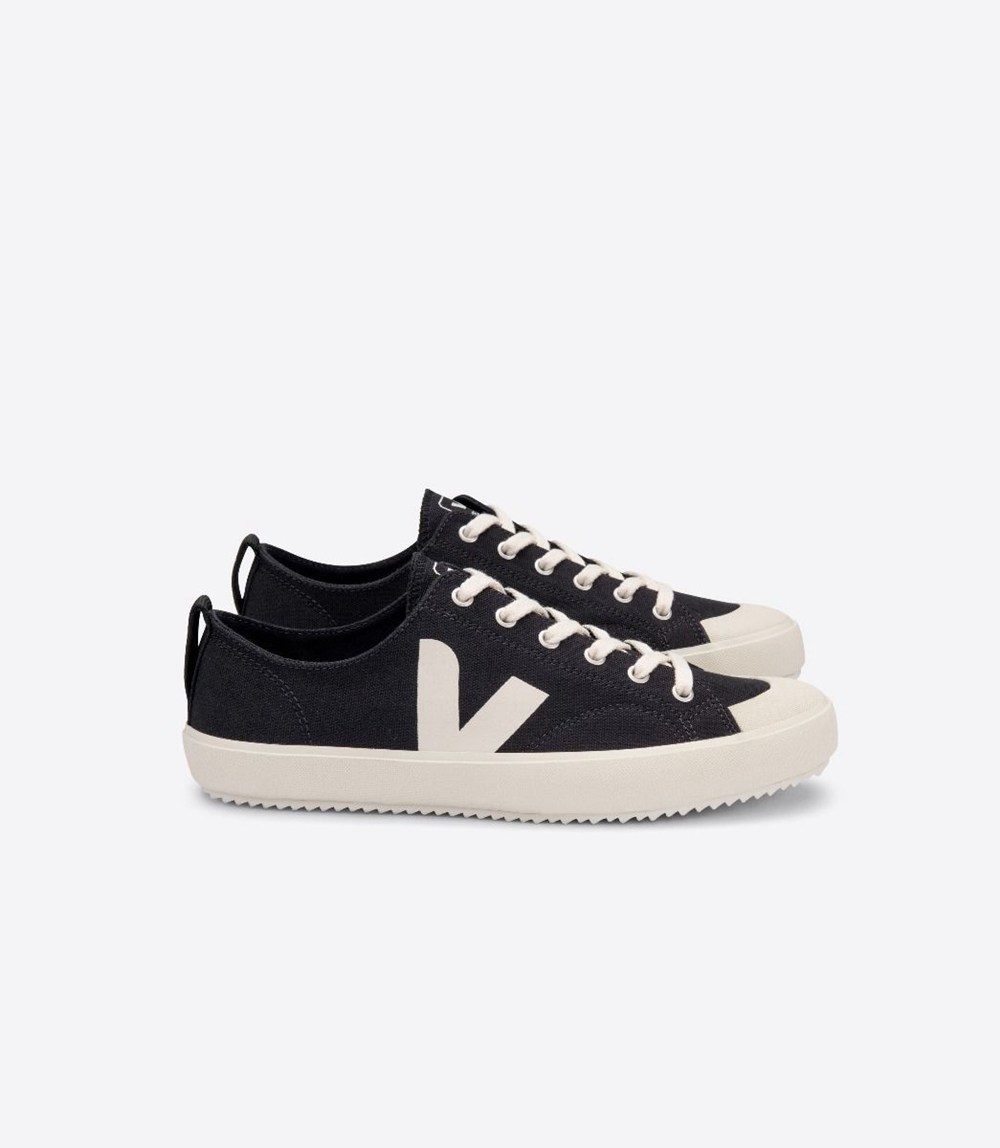 Veja Trainers Mens Black - Nova Canvas - URAL-67849